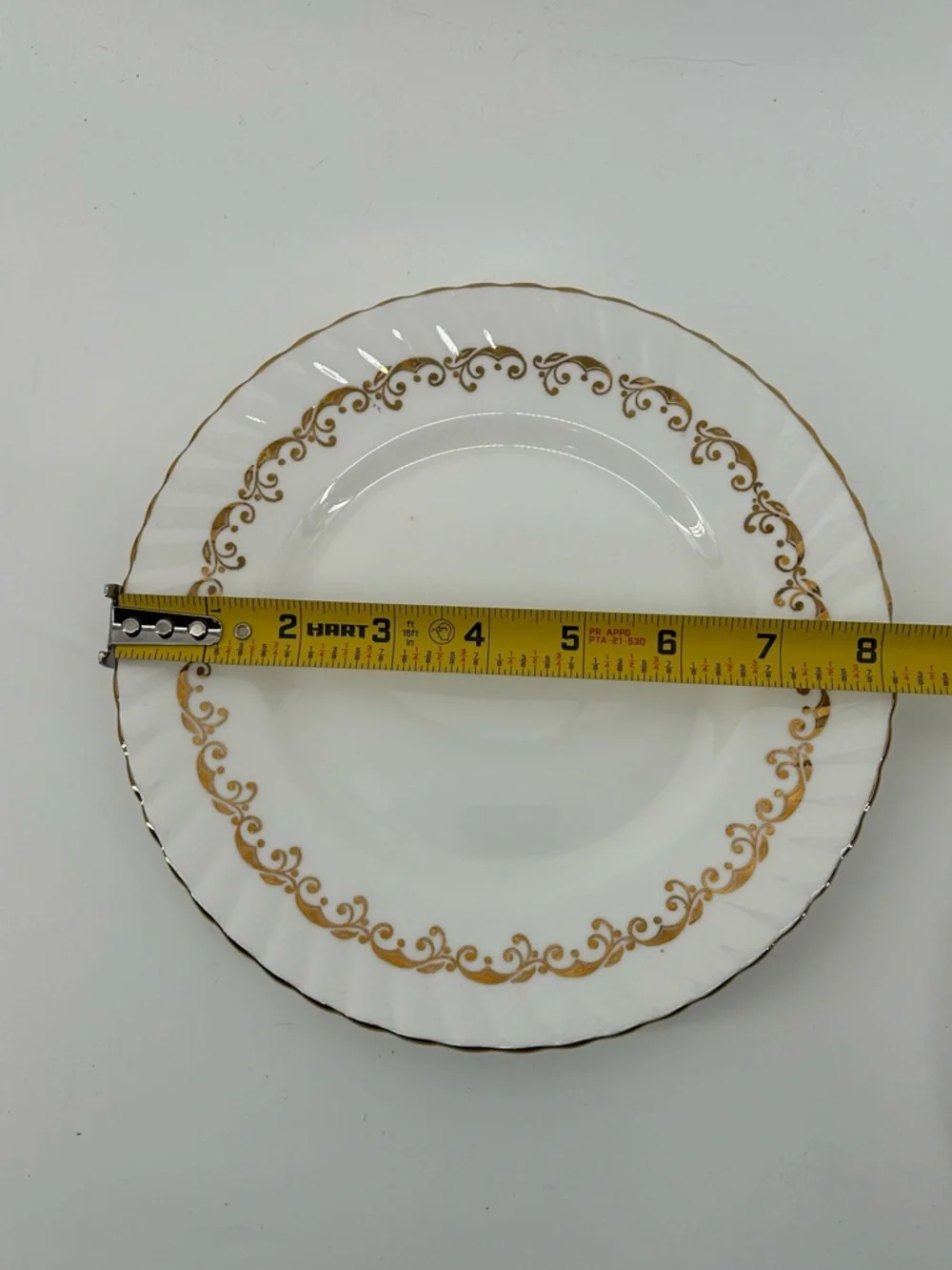 Three-Tier White and Gold Elizabethan  Serving Stand for entertaining